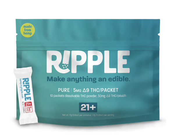 Ripple 5MG THC Packet - Unflavored 1-ct
